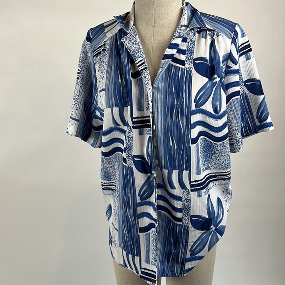 Tropical vibe vintage top - Picture 2 of 6